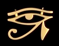 Eye of Horus in 18k gold